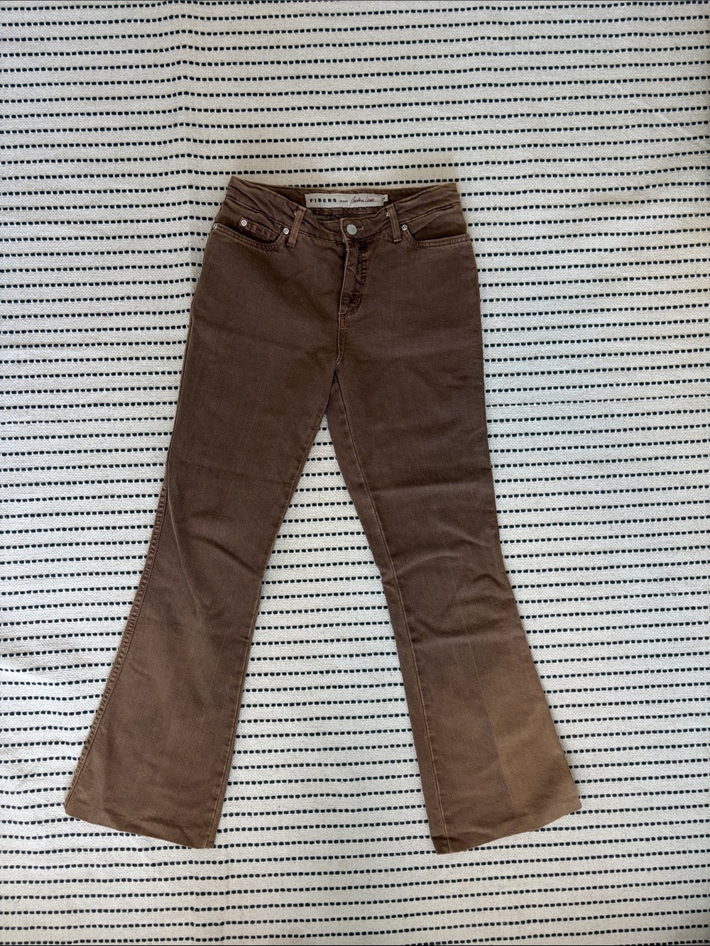 Free People Brown Boot Cut Jeans